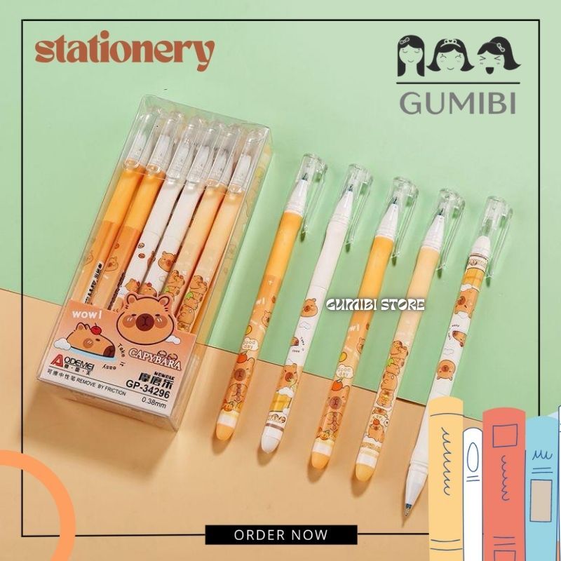 

PULPEN HAPUS CAPYBARA ERASABLE PEN PEN BISA DIHAPUS MOTIF CAPYBARA LUCU TERMURAH