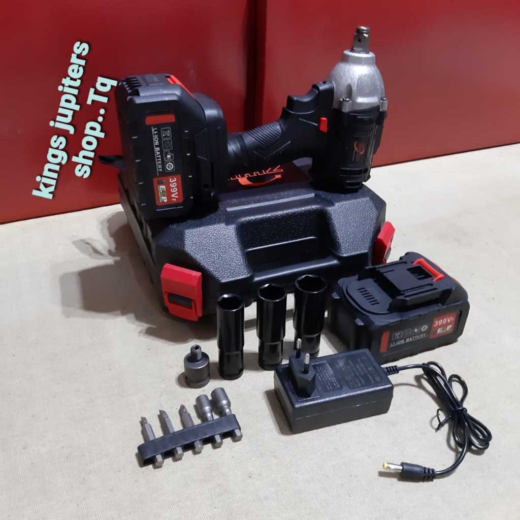 2 BATRE ZHIHE atau JLD IMPACT WRENCH BOR BUKA BAUT CORDLESS IMPEK WRENC IMPAK WREN 481