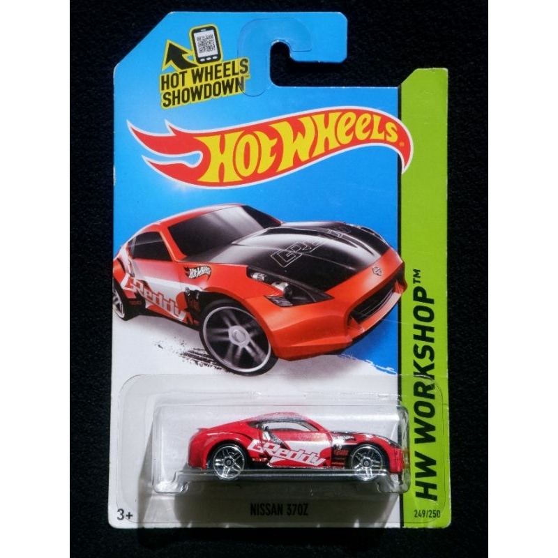 SALE Diecast Mobil Hot Wheels Nissan 370Z Tampo Greddy Warna Merah Hitam Red Black JDM Race Car Edit