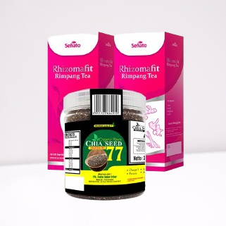 

PAKET HEMAT DOUBLE Rhizoma Tea Rhizomafit + Biji Chia Black Chia Seed 77