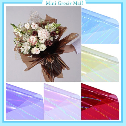 

15 lembar Kertas Buket Cellophane Pelangi Symphony Film Flower Wrapping Kb6115