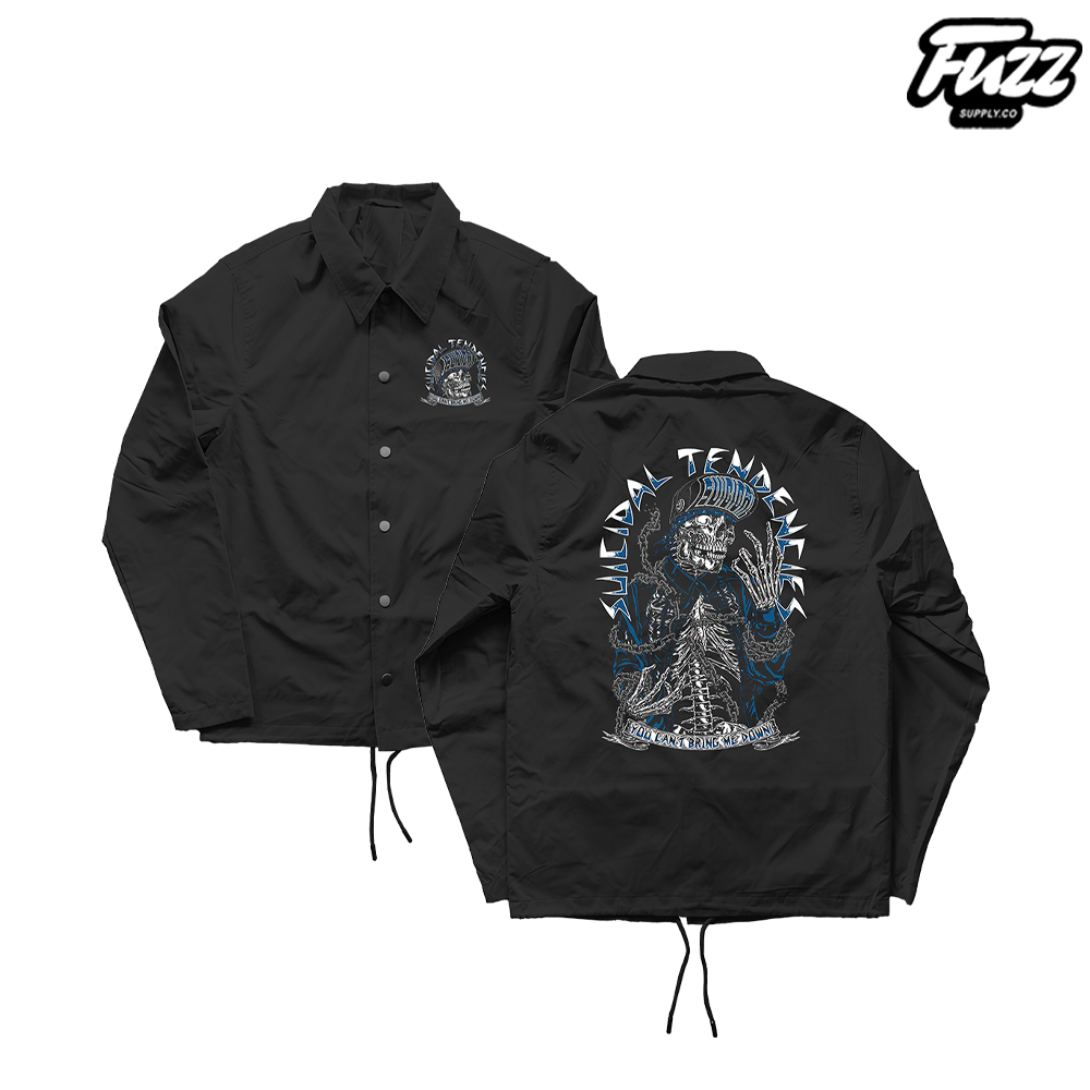 JAKET COACH BAND SUICIDAL TENDENCIES WINDBREAKER JACKET PRIA WANITA PREMIUM HITAM