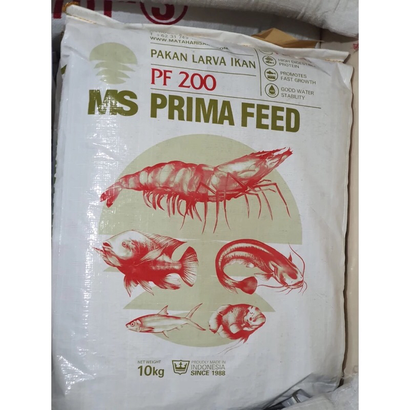 PF 200 makanan ikan ternak, hias, dll repack 1kg