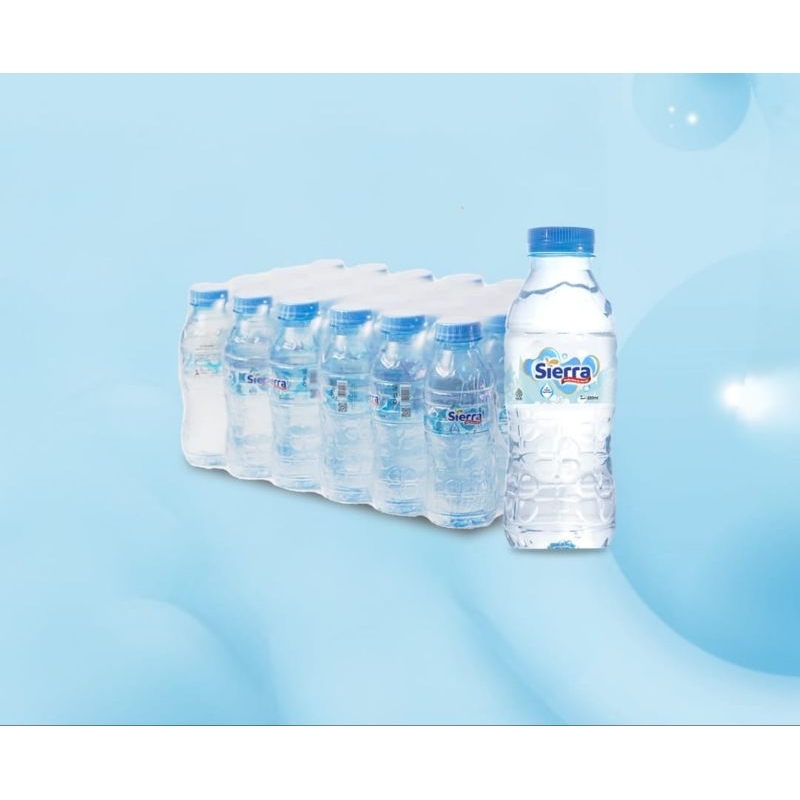 Sierra 220 ml Sierra Compact Air Mineral 220 ml x 24 pcs Sierra Botol Kecil Air Minum 220 ml