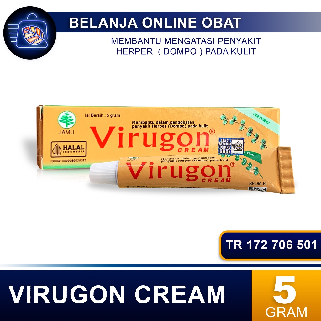 VIRUGON CREAM // Salep Herpes