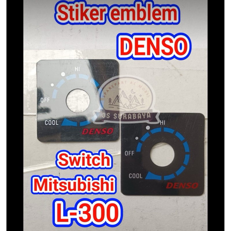 Emblem Denso Plat Untuk L300 Mitsubishi Ac mobil (Baru/New)
