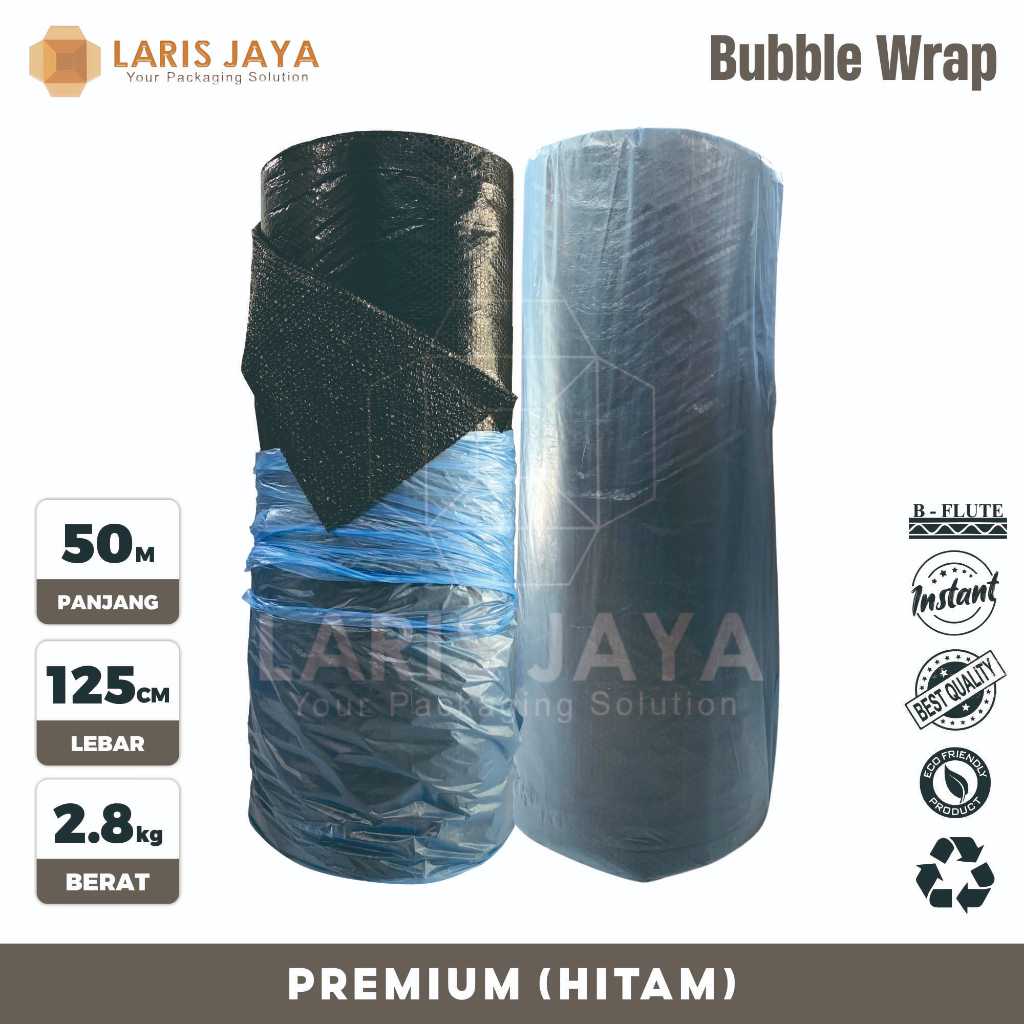 

Bubble Hitam Plastik Biru 50m x 125cm Termurah Semarang Plastik Gelembung Siap GoSend