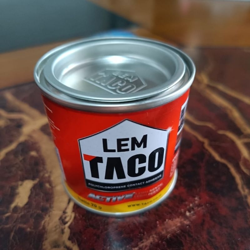 LEM TACO / Lem Kuning/ Lem Karpet / Lem Bahan Kulit / Lem Taco Active / Lem Tako