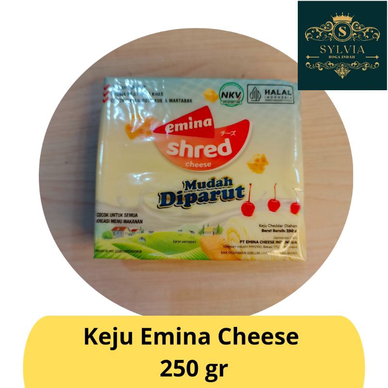 

Halal Keju Emina Cheese Mudah Diparut 250 gr