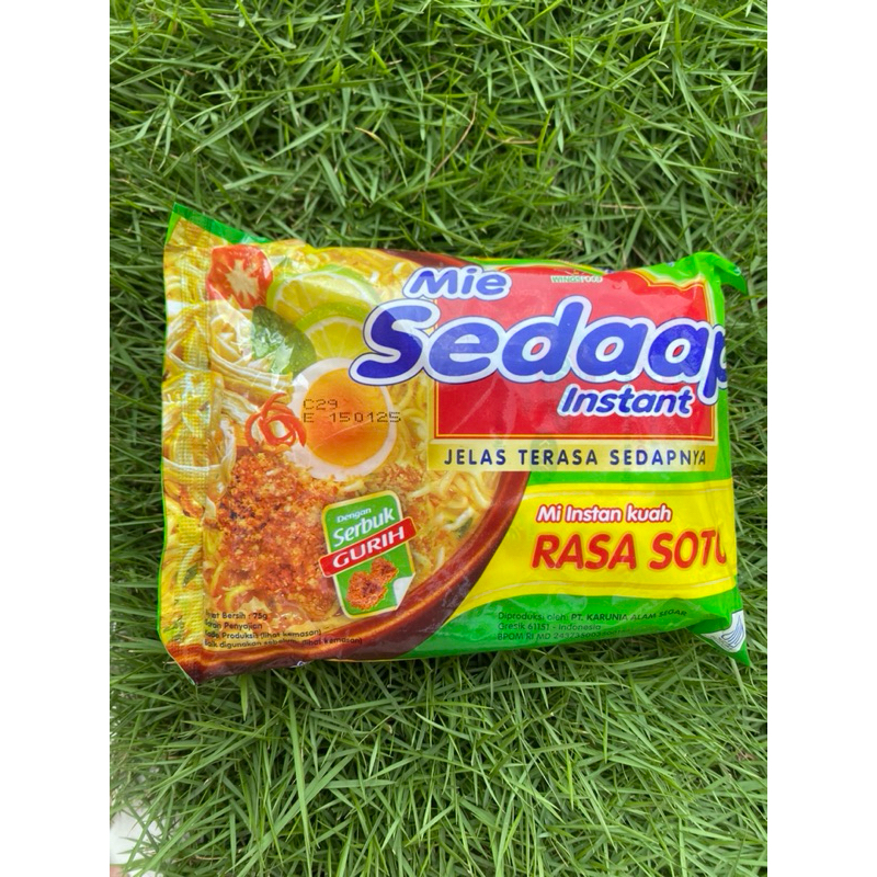 

MIE SEDAP KUAH RASA SOTO ECERAN