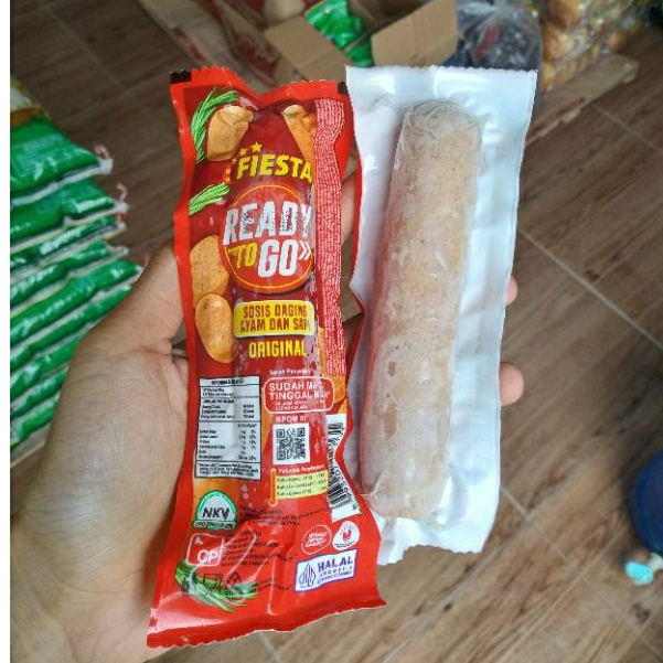 

Fiesta Ready To Go Sosis Original Frozen food cik ntik Jambi cemilan jajanan seblak korea jepang