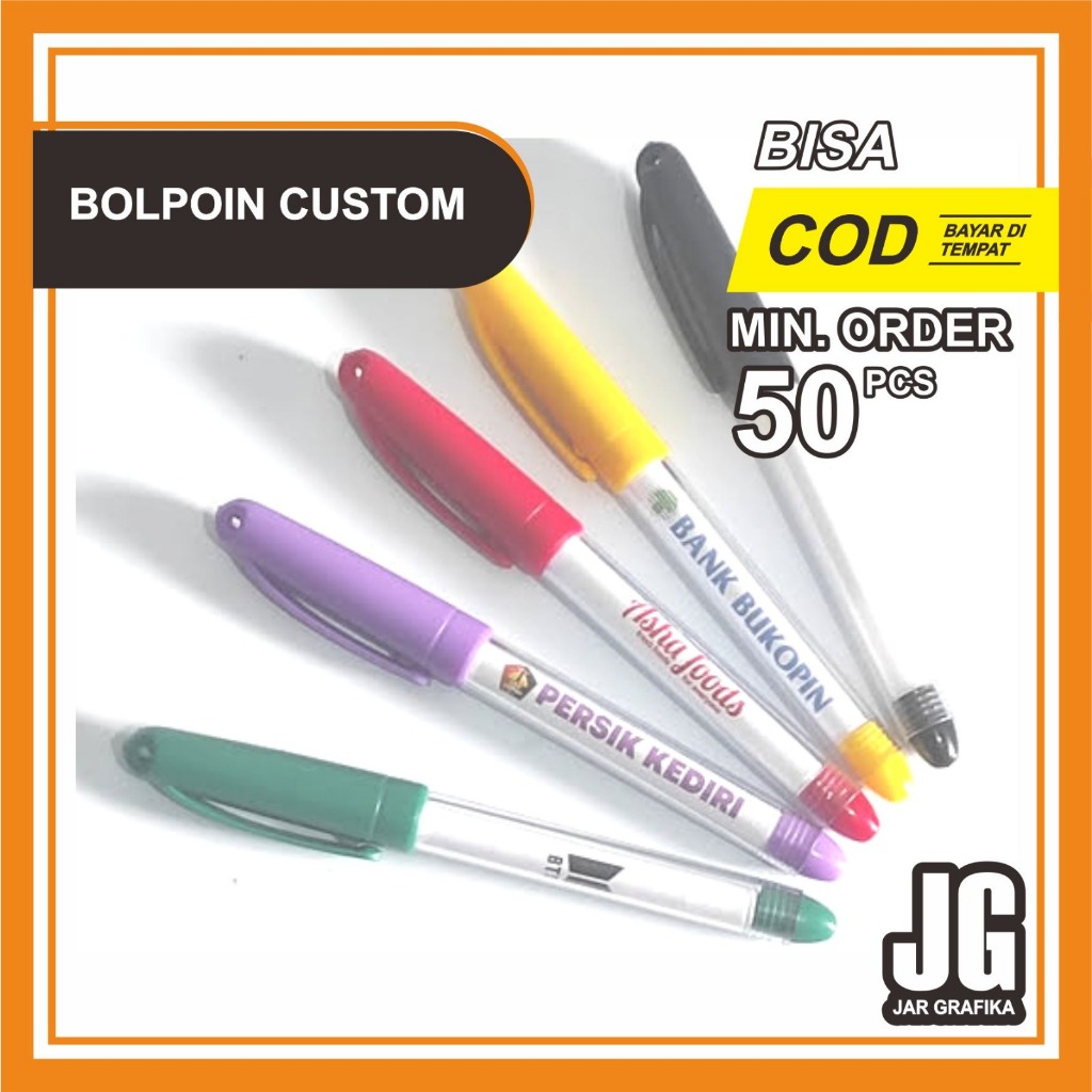 

Pulpen Ballpoint Boss Gel Biasa Souvenir Pulpen Custom (01)
