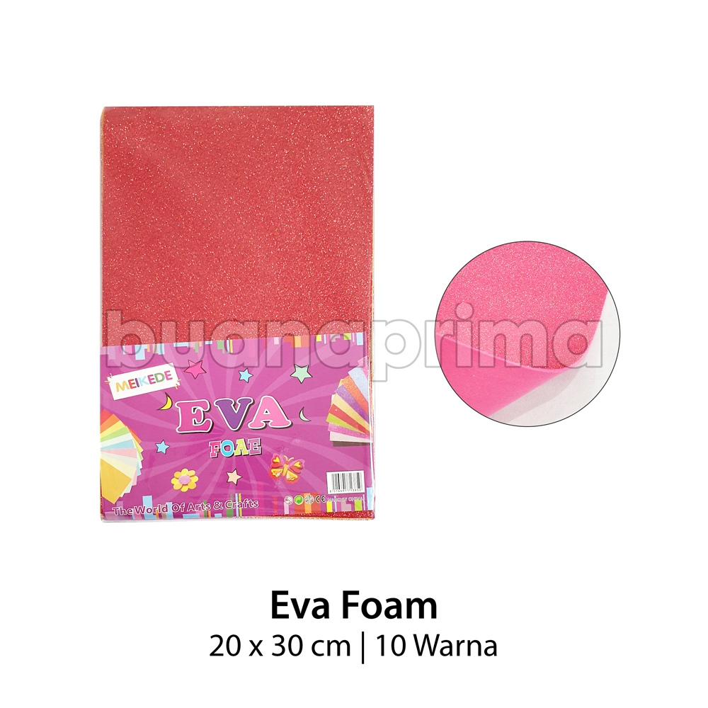 

Eva foam Glitter 20x30 cm Art Foam Busa A4 Spons Eva Non-Sticker