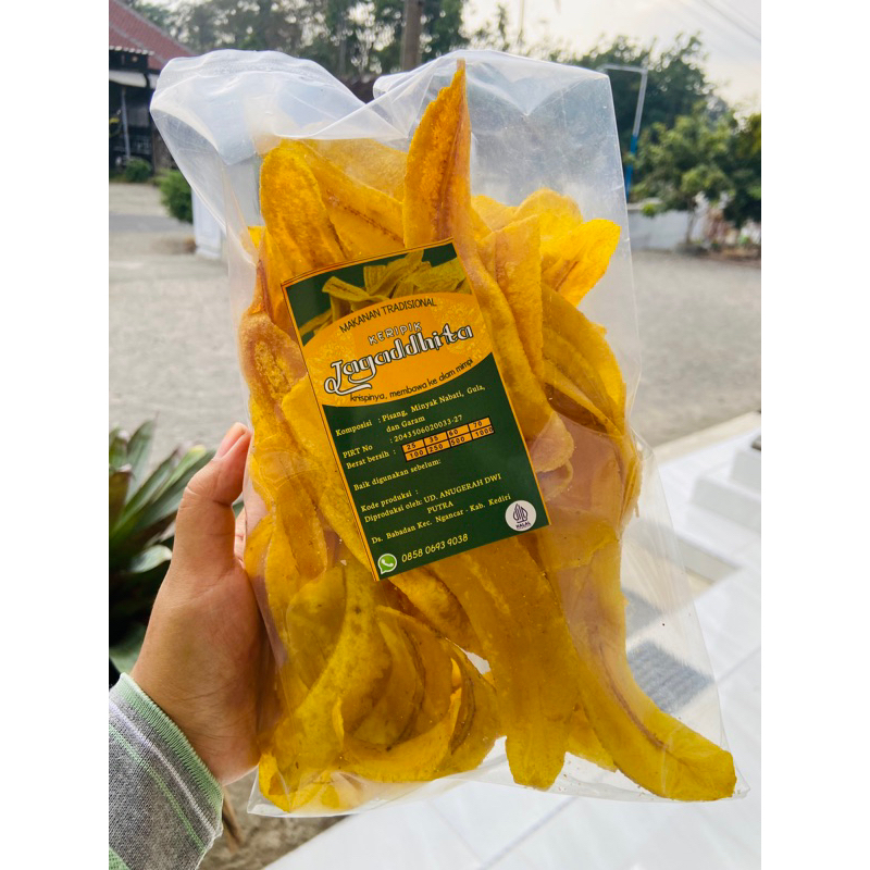 

kripik pisang kemasan 250 gram