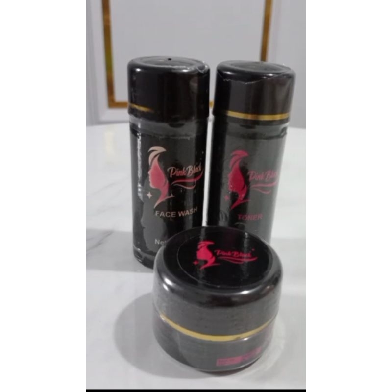Aura skincare Paket Ekonomis PINKBLACK BPOM (Bisa COD)