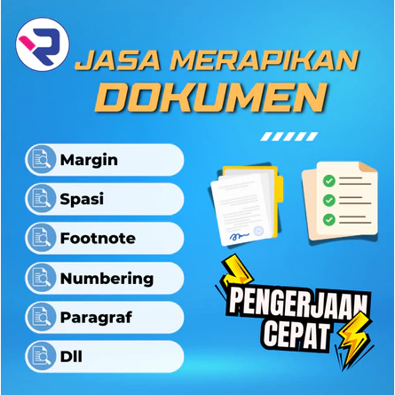 

JASA MERAPIHKAN DOKUMEN | MARGIN | SPASI | FOOTNOTE | NUMBERING | PARAGRAF | HEADING