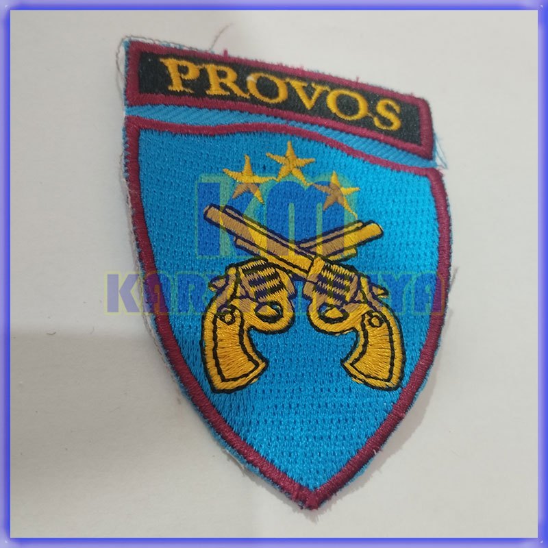 Bet Bordir Provos Bordir Bet Logo Provos Warna Biru - Karya Mulya