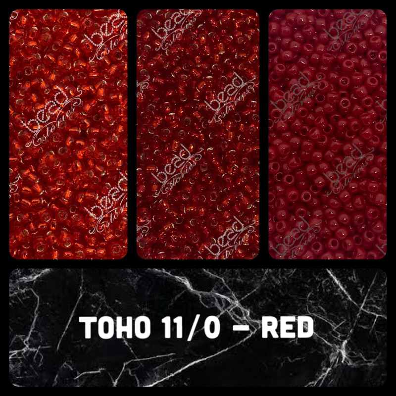 Toho Round Beads 11/0 (Red)