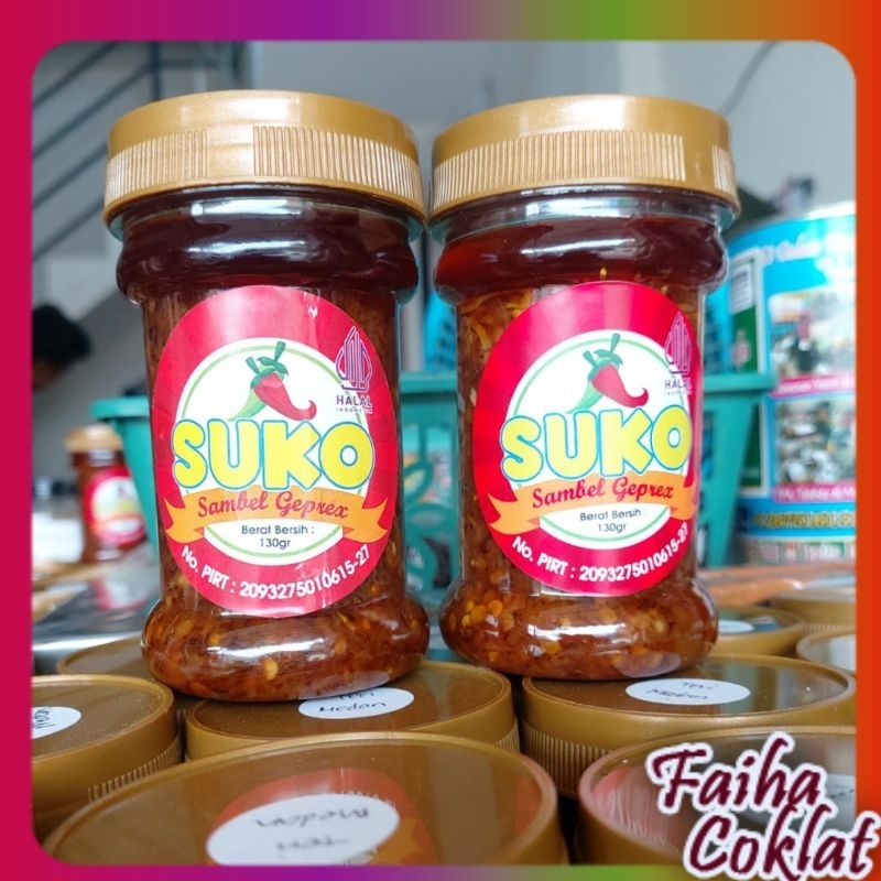 

Sambal Suko 130gr/Sambel Geprek Suko