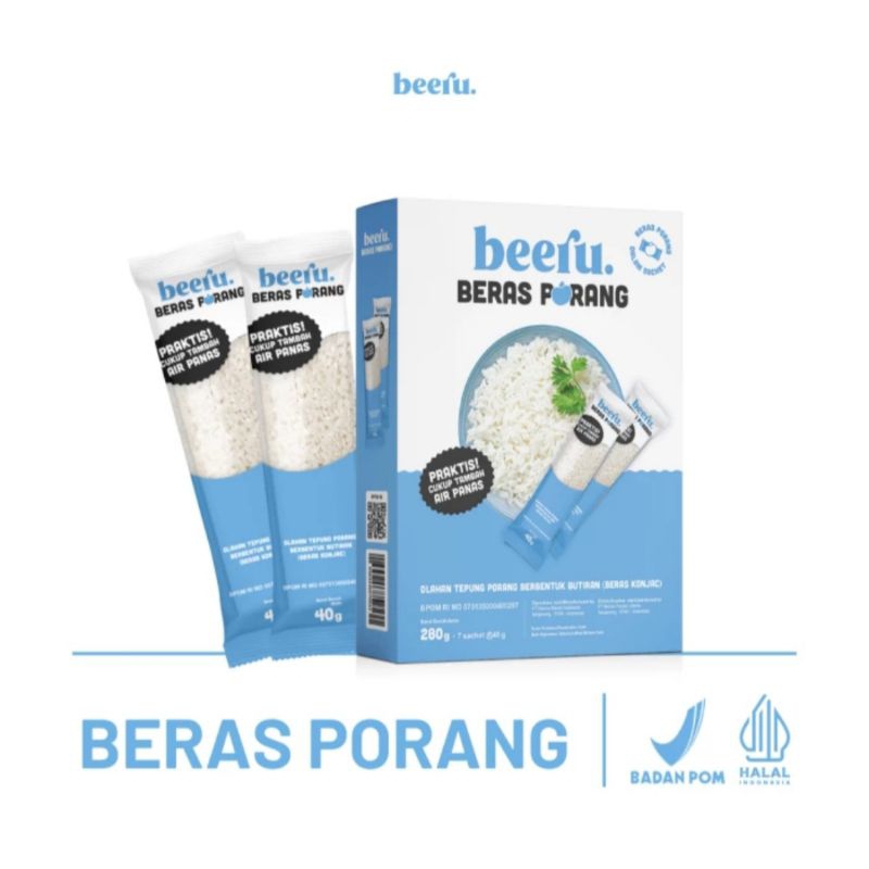 

Beeru Beras Porang Box 7x40gr