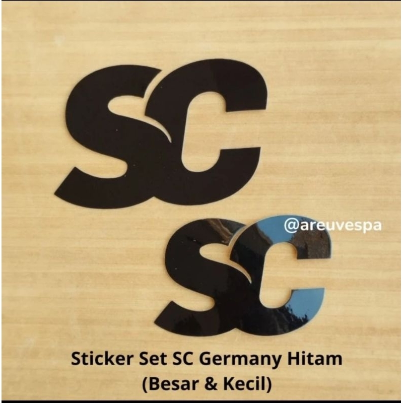 

Sticker Set SC Germany Hitam Merah Putih (Besar & Kecil)