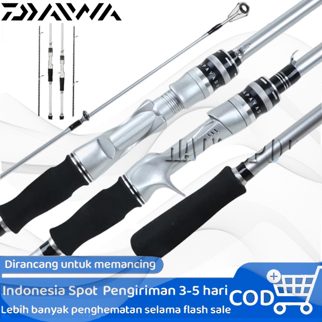 DAIWA Joran Pancing 1.8m Ultra Light Fishing Rod Carbon Fiber 15KG Spinning/Casting Rod For Freshwat