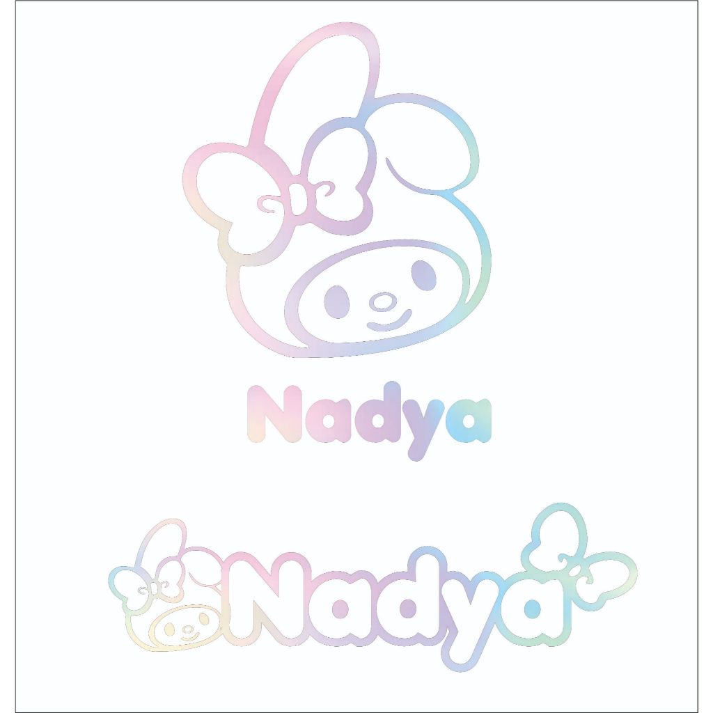 

Cutting Sticker My Melody Custom Nama
