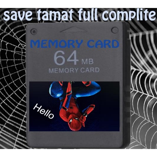 Memory card ps2 save data tamat full complite