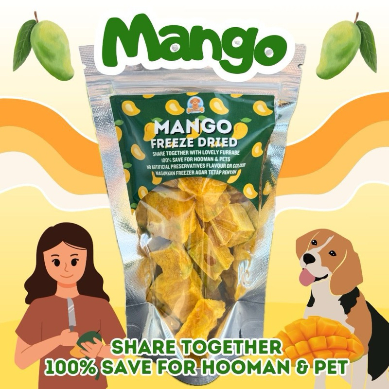

manggo freeze dried / snack mangga kering