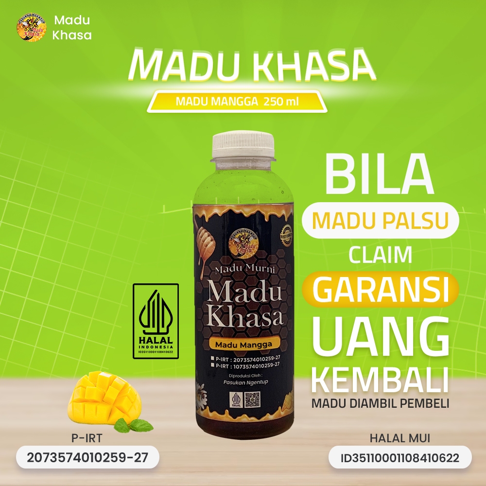 

Madu Mangga Premium | Madu Alami dengan Rasa Tropis – MADU KHASA 250 ML