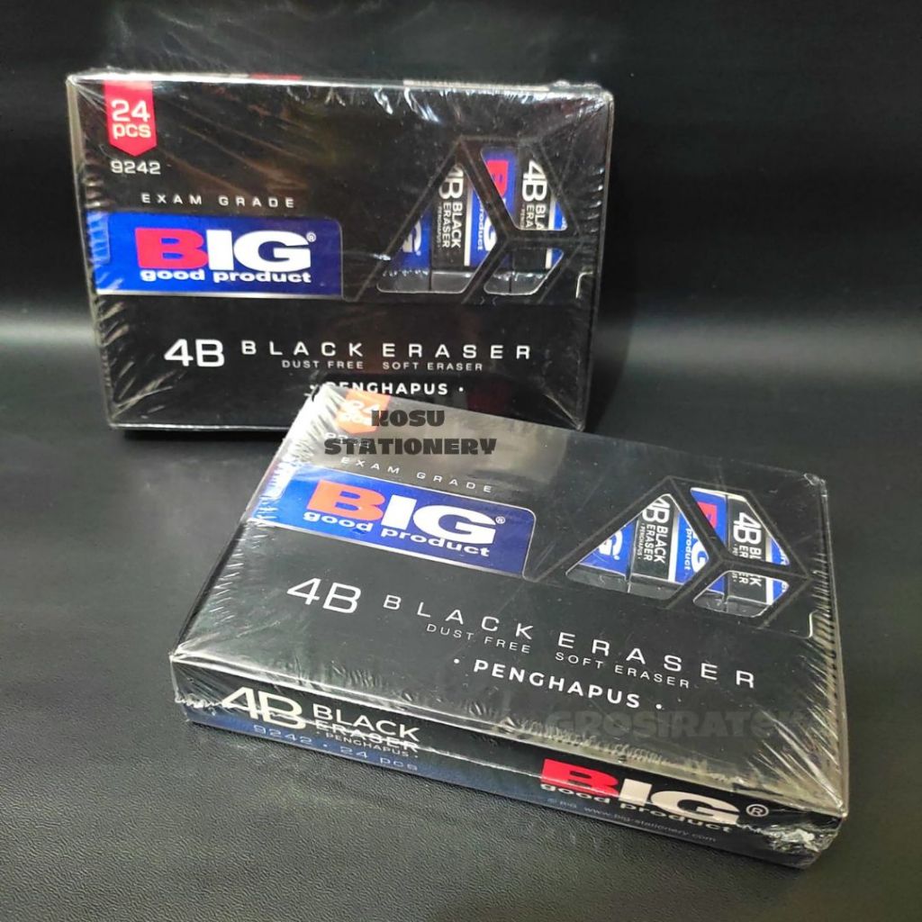 

PENGHAPUS PENSIL / STIP / ERASER TANGGUNG BIG 24pcs 9242 HITAM
