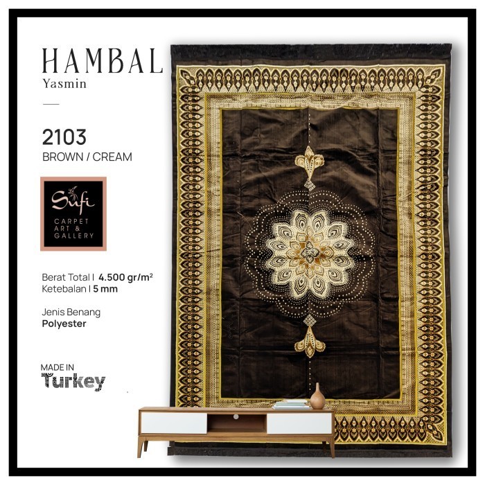 Karpet Lipat Turki 160x250 Hambal Yasmin 2103