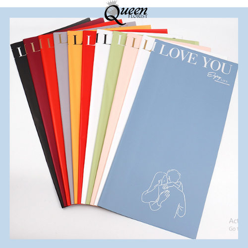 

20 LEMBAR Kertas Buket Flower Wrapping Paper Florist Cellophane Bouquet Waterproof 6109