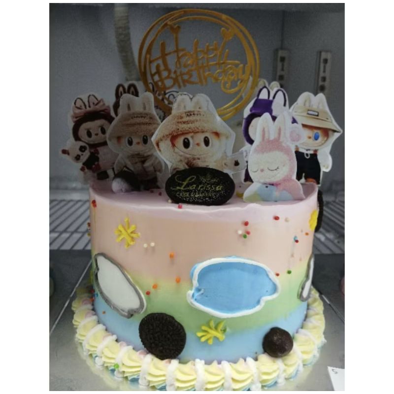 

Kue ulang tahun karakter labubu - birthday cake - cake ultah anak