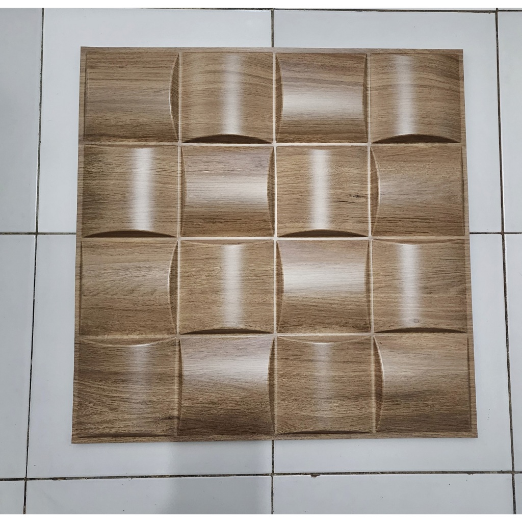 Wallpanel 3D PVC Premium Dekorasi Dinding Ruangan Wall Panel Tempel