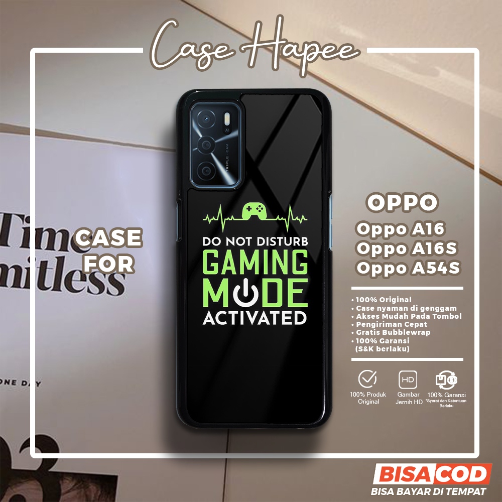 Case Oppo A16 A16S A54S Casing Oppo A16 A16S A54S [GAME] Casehapee Case Glossy Case Aesthetic Custom