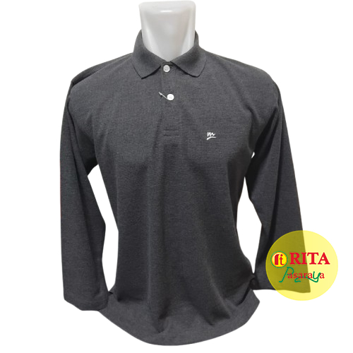 MODASPORT KAOS KERAH PRIA LENGAN PANJANG POLOS TERBARU MURAH