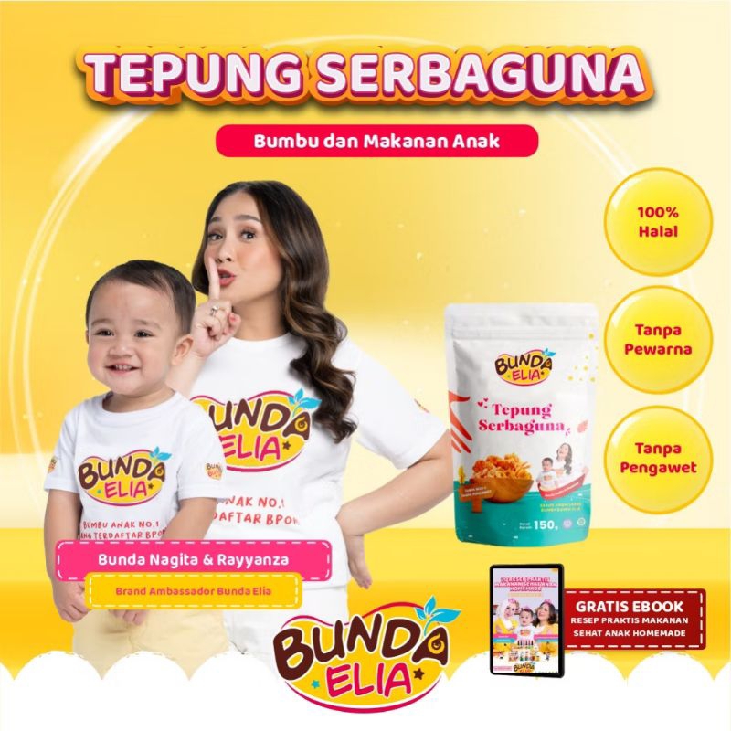 

Bumbu Bunda Elia Tepung Crispy Tanpa Penguat Rasa Tanpa Pengawet / Tepung Bumbu Serbaguna