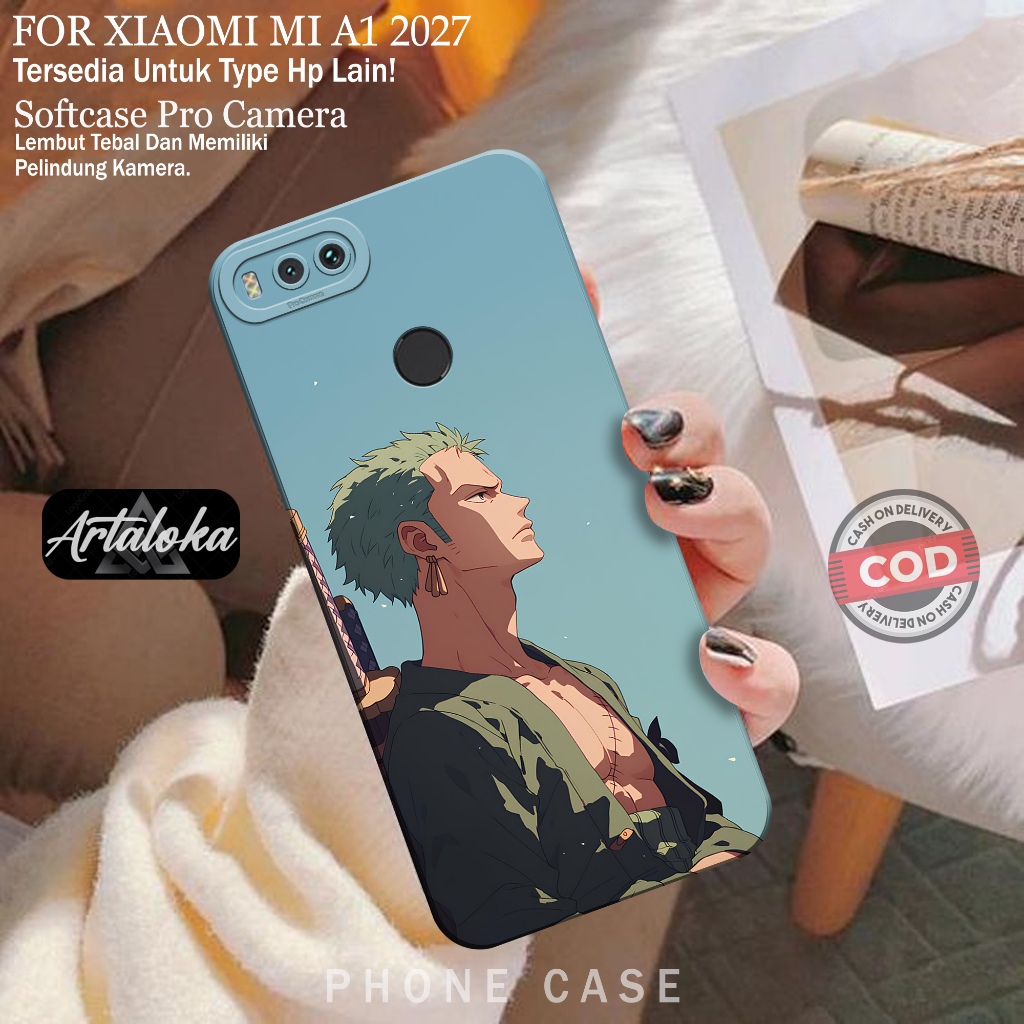 Softcase Hp Xiaomi MI A1 2017 Fashion Case Anime Case Xiaomi MI A1 2017 Silikon TPU Pro Camera Casin