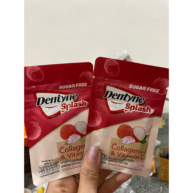 

PERMEN DENTYNE SPLASH COLLAGEN & VITAMIN C SUGAR FREE