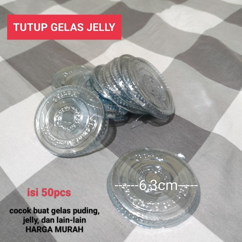 tutup gelas jelly plastik tutup cup jelly puding isi 50 tutup gelas plastik Jelly