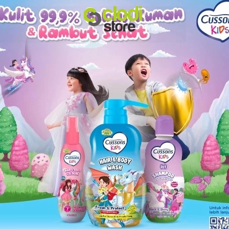 JANGAN SAMPAI KEHABISAN Cussons Kids Shampoo  Hair and Body Wash Botol Refill  Hair  Body Cologne