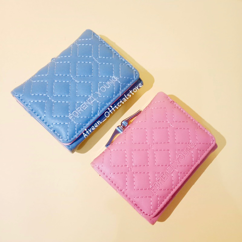 DOMPET WANITA BEHEL KOREAN STYLE | DOMPET CEWEK FOREVER YOUNG TERMURAH | Dompet Wanita Lipat Mini Be