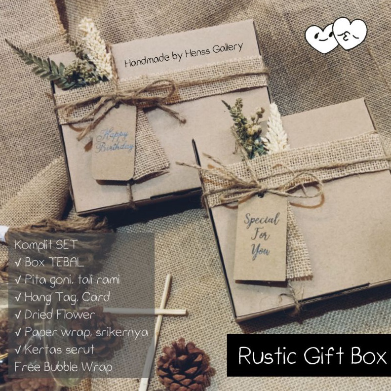 

Kotak Kado RustikRustic Gift BoxBox Kado AestheticKotak Hadiah