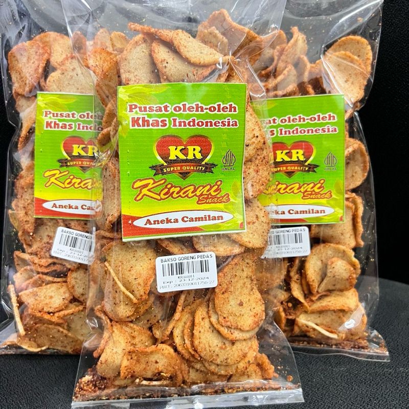 

basreng pedas bakso goreng extra pedes produksi Limpung Batang oleh jateng