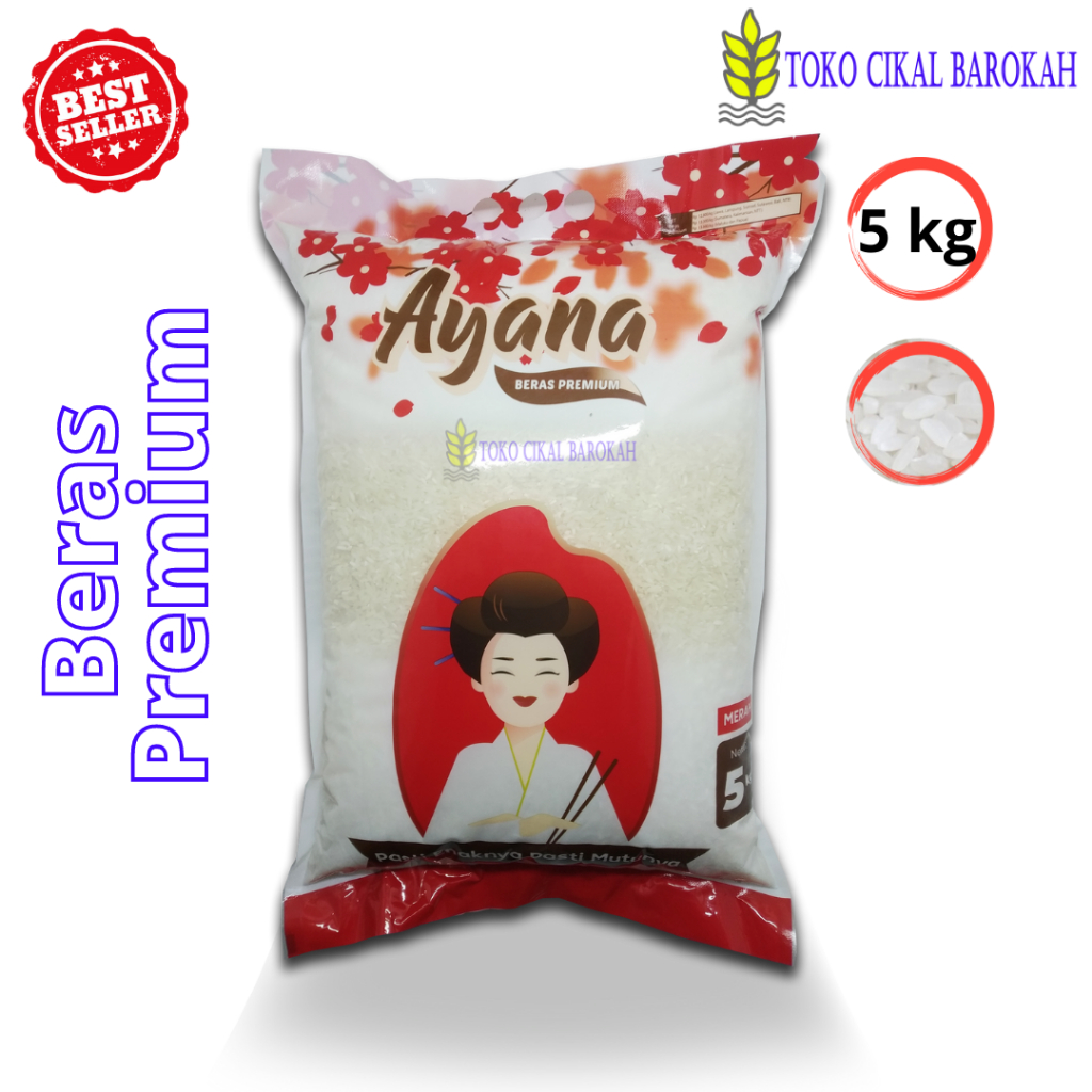 

Beras Premium Ayana Red 5kg Putih Pulen Bersih