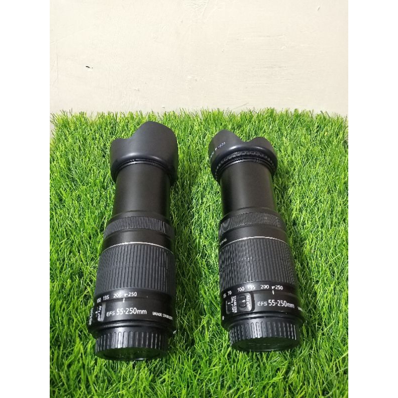 Lensa tele canon 55-250 is ii