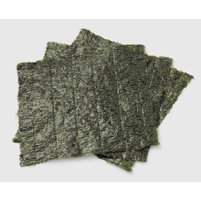 

SUSHI NORI KOREA 50 LEMBAR GRADE B WARNA HIJAU GELAP - RUMPUT LAUT PANGGANG IMPORT - ROASTED SEAWEED (HL) HEMAT BERKUALITAS