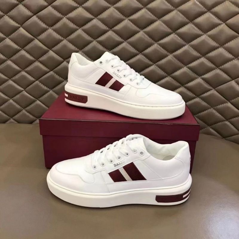 SEPATU SNEAKER BALLY551 PUTIH IMPORT SEPATU PRIA BRANDED IMPORT