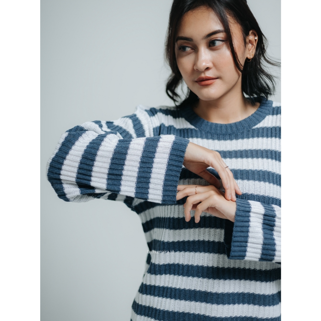 GEYA sweater oversize baju rajut atasan wanita terbaru lengan panjang korean style impor